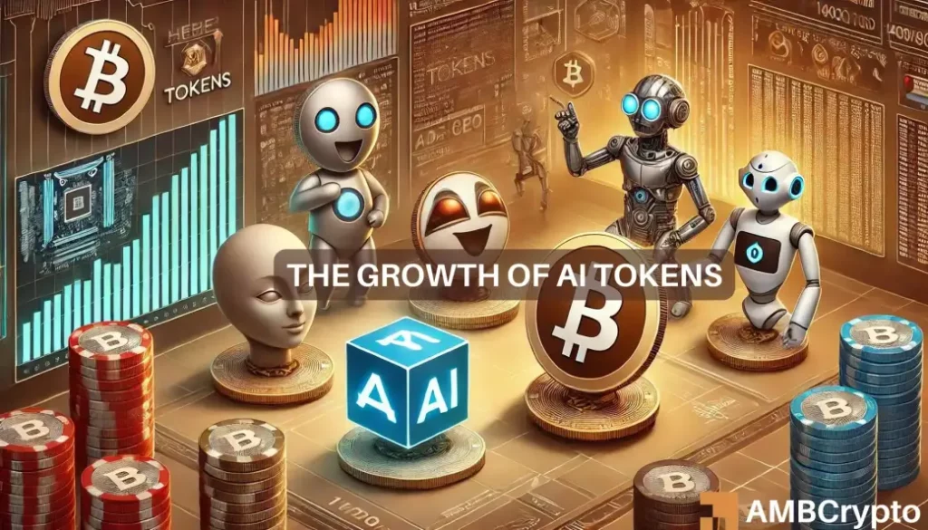 AI Tokens outshine memecoins with market cap growth to $28 billion