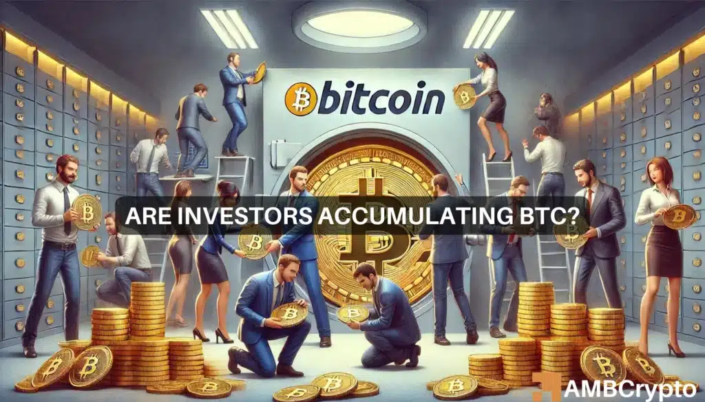 Are Investors accumulating Bitcoin?