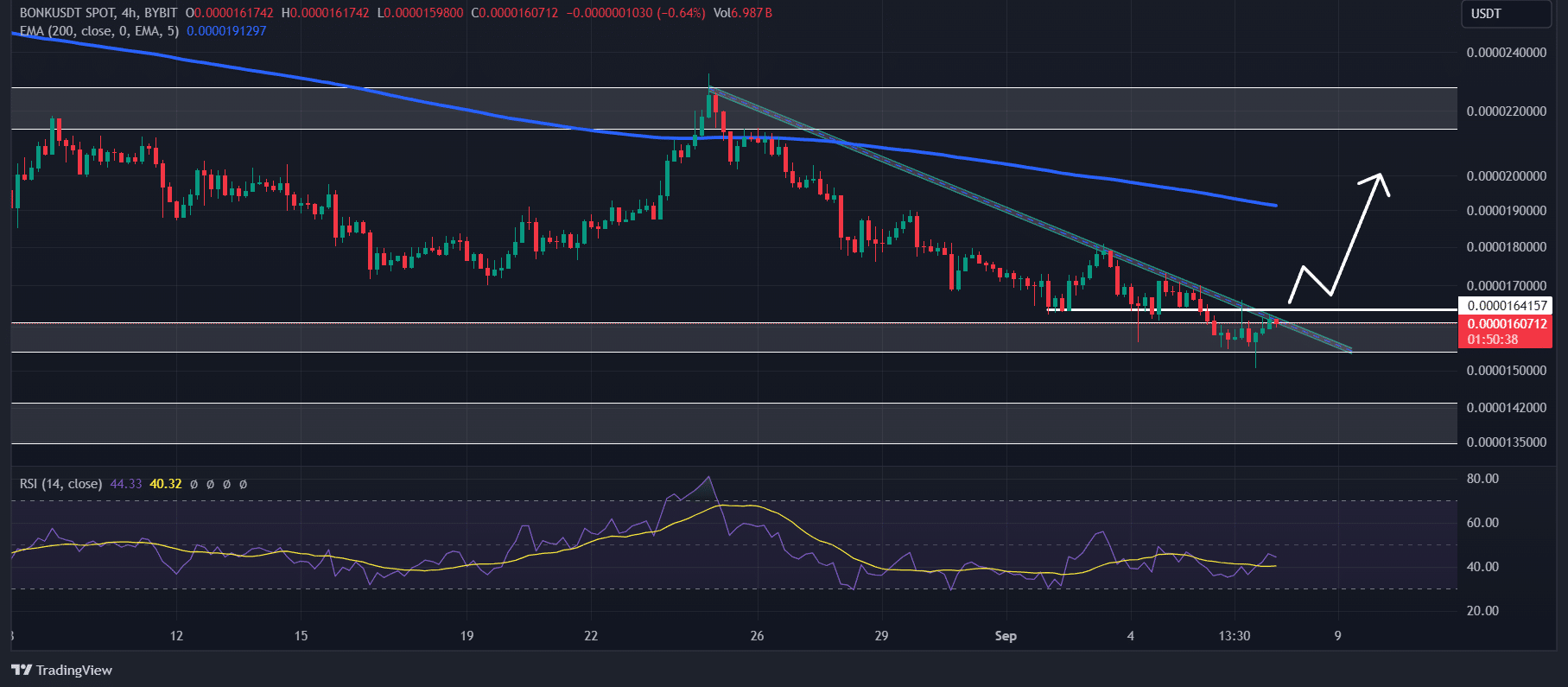 Цена BONK может вырасти на 30% – когда, где и как это может произойти?