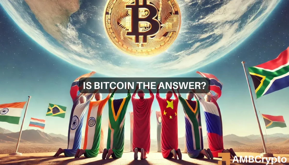 Could Bitcoin be the answer to BRICS countries' de-dollarization efforts?