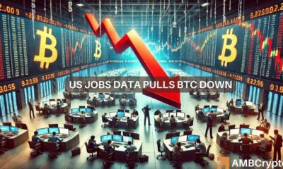 Why is Bitcoin down today? All you need to know about U.S Jobs report and more...