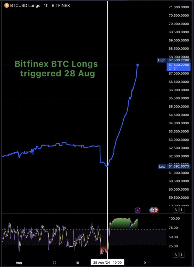 Bitfinex BTC longs