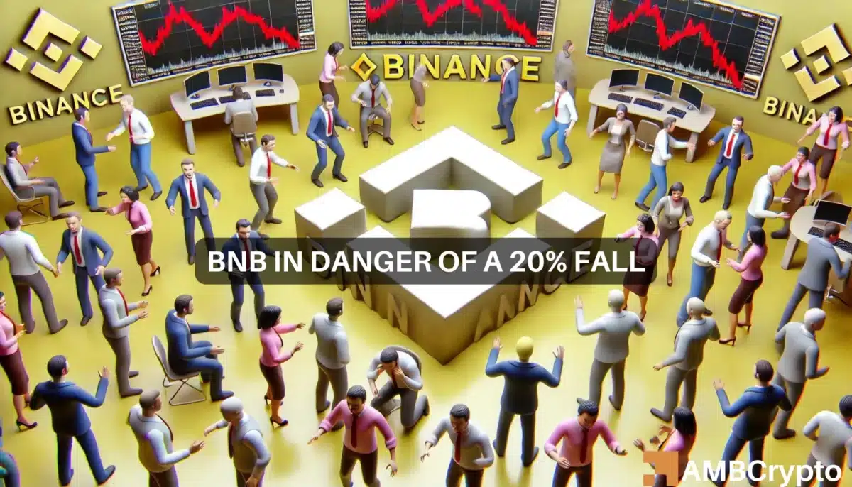 BNB hints at 20% crash: Are bulls losing control?