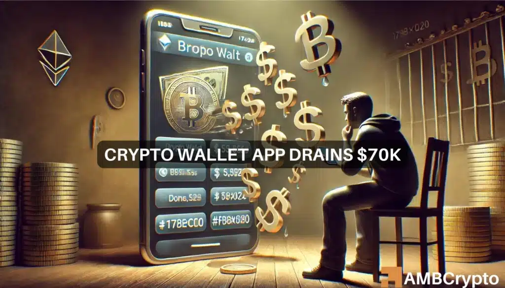 Crypto wallet app drains $70K from mobile users, signals shift in attacks
