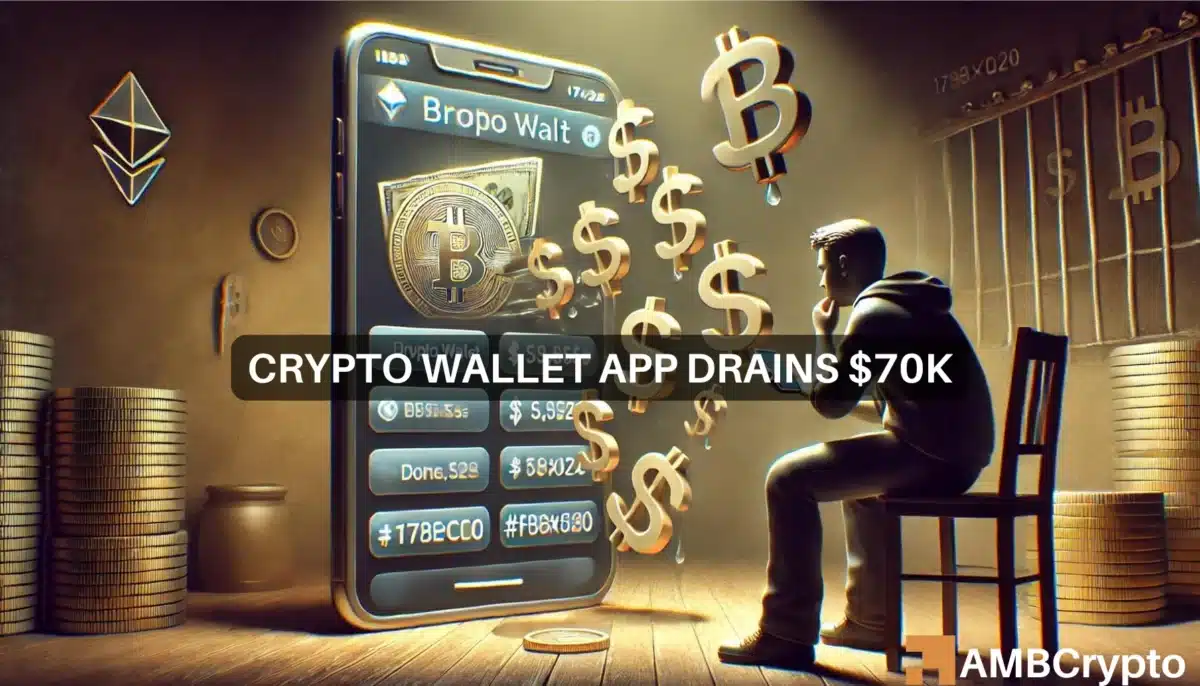 Crypto wallet app drains $70K from mobile users, signals shift in attacks