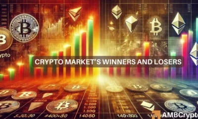 Crypto market's weekly winners and losers – TAO, FTM, KAS, and ICP