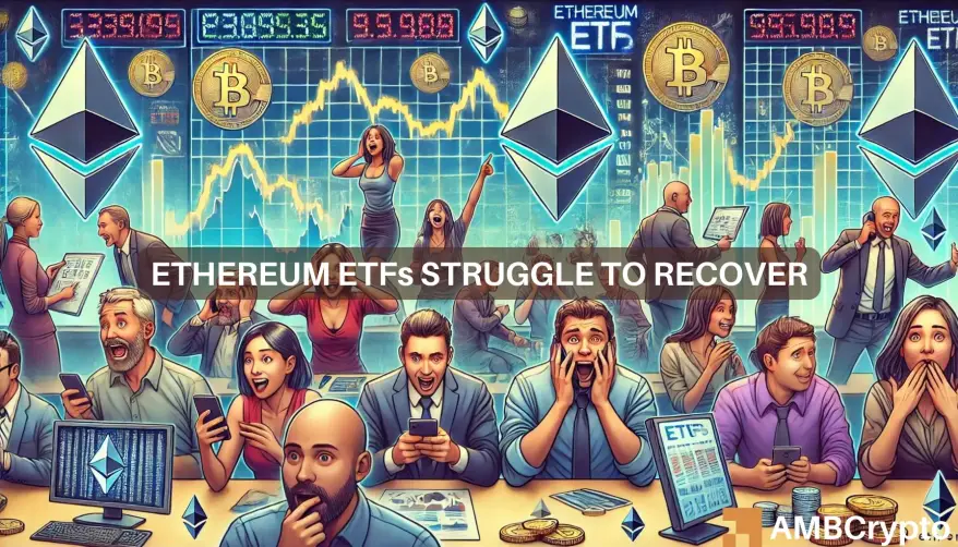 تسجل صناديق ETF المتداولة في Ethereum أكبر تدفق للخارج في يوم واحد، مما يثير قلق المستثمرين