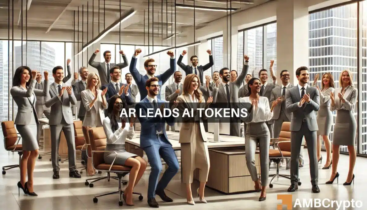 AI crypto Arweave gains 17% gain: Will AR lead the 'alt-rebirth'?