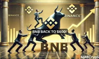 Will BNB finally break the $600 barrier as CZ returns this week?