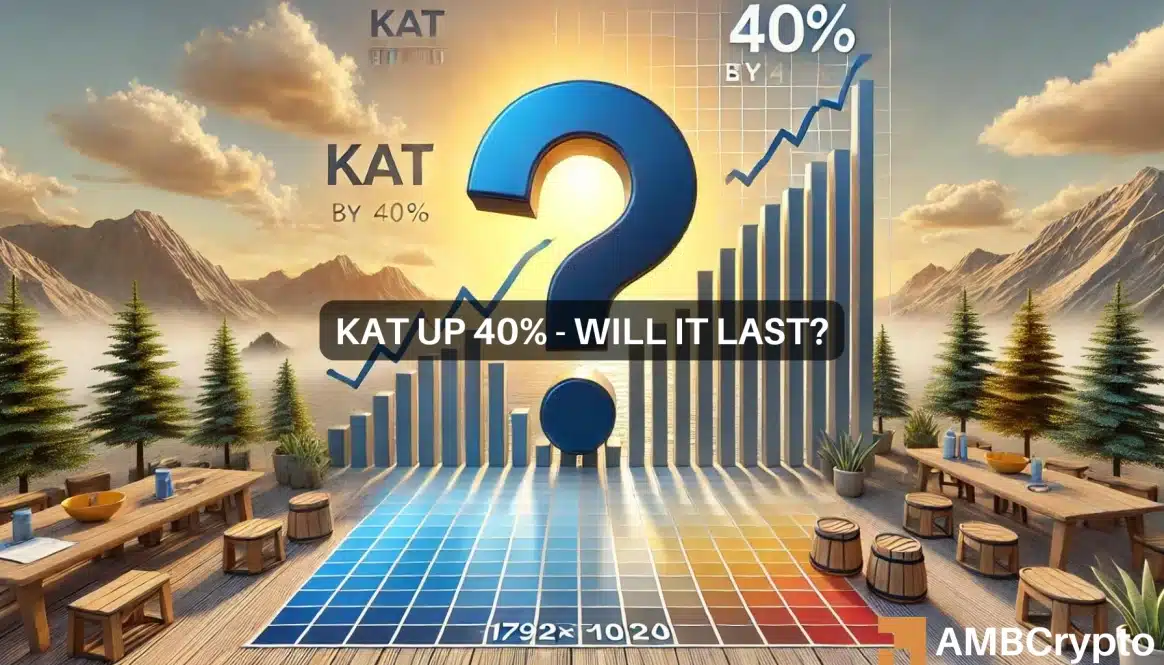 KAT up 40% - Will it last?