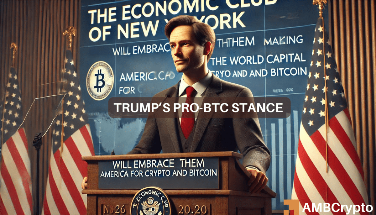 Trump's Bitcoin pledge - 'America to be the world's crypto capital'