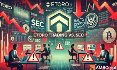 eToro trading: U.S clients restricted to BTC, ETH, BCH post SEC deal