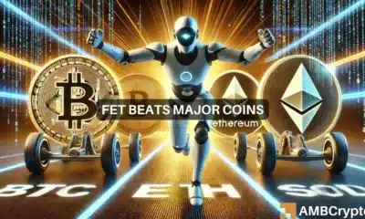 FET beats BTC, ETH, SOL in daily gains: Are the tides turning?