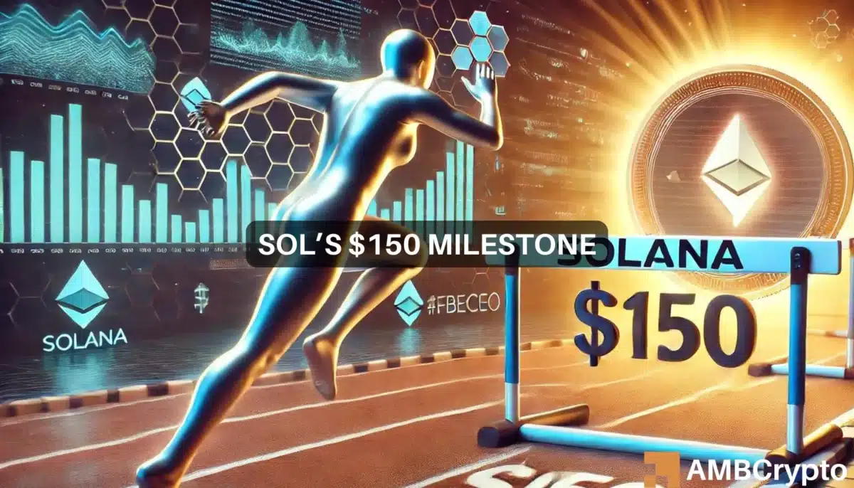 Will SOL break the $150 barrier? Solana's network activity holds the key