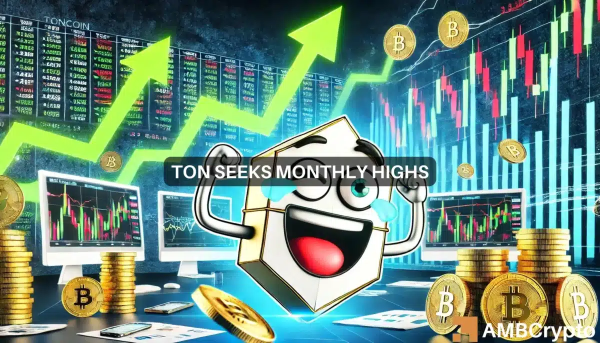 TON set to reach new monthly high: Key levels in focus