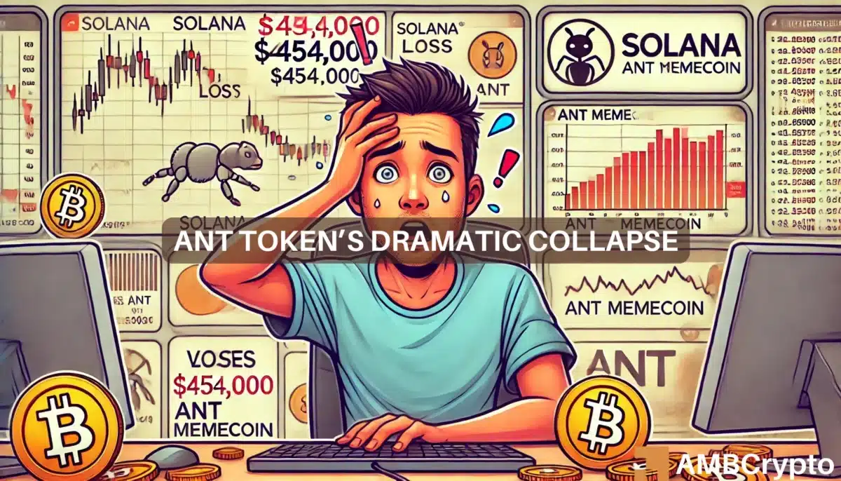 ANT token's dramatic collapse