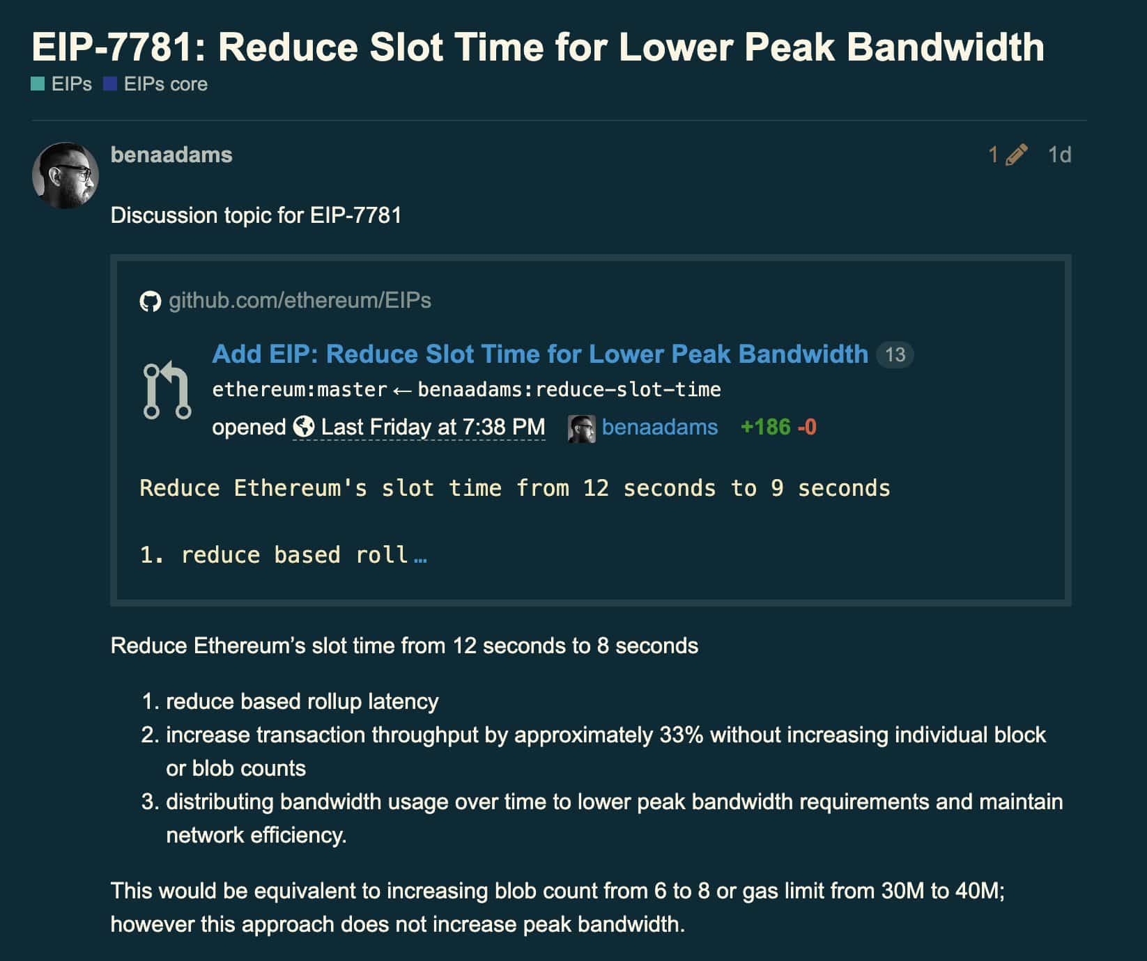 Czy nowy EIP 7781 Ethereum może pomóc wypełnić lukę w stosunku do Solany?