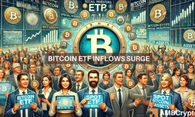 Bitcoin ETF inflows surge