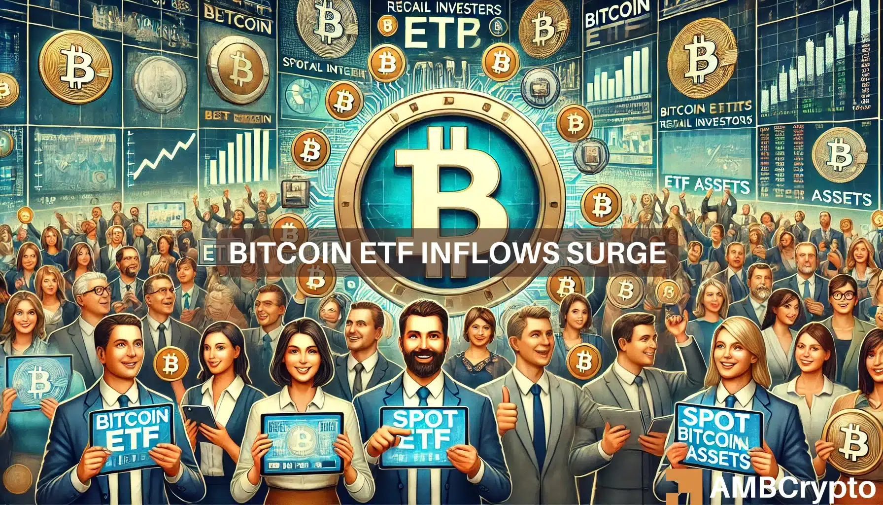 Bitcoin ETF inflows surge