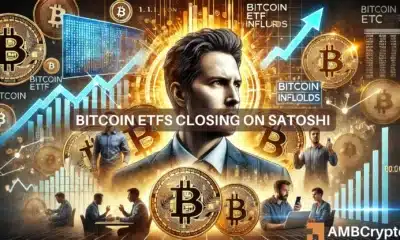 Is Satoshi's Bitcoin stash safe? ETF inflows might soon rival his holdings!