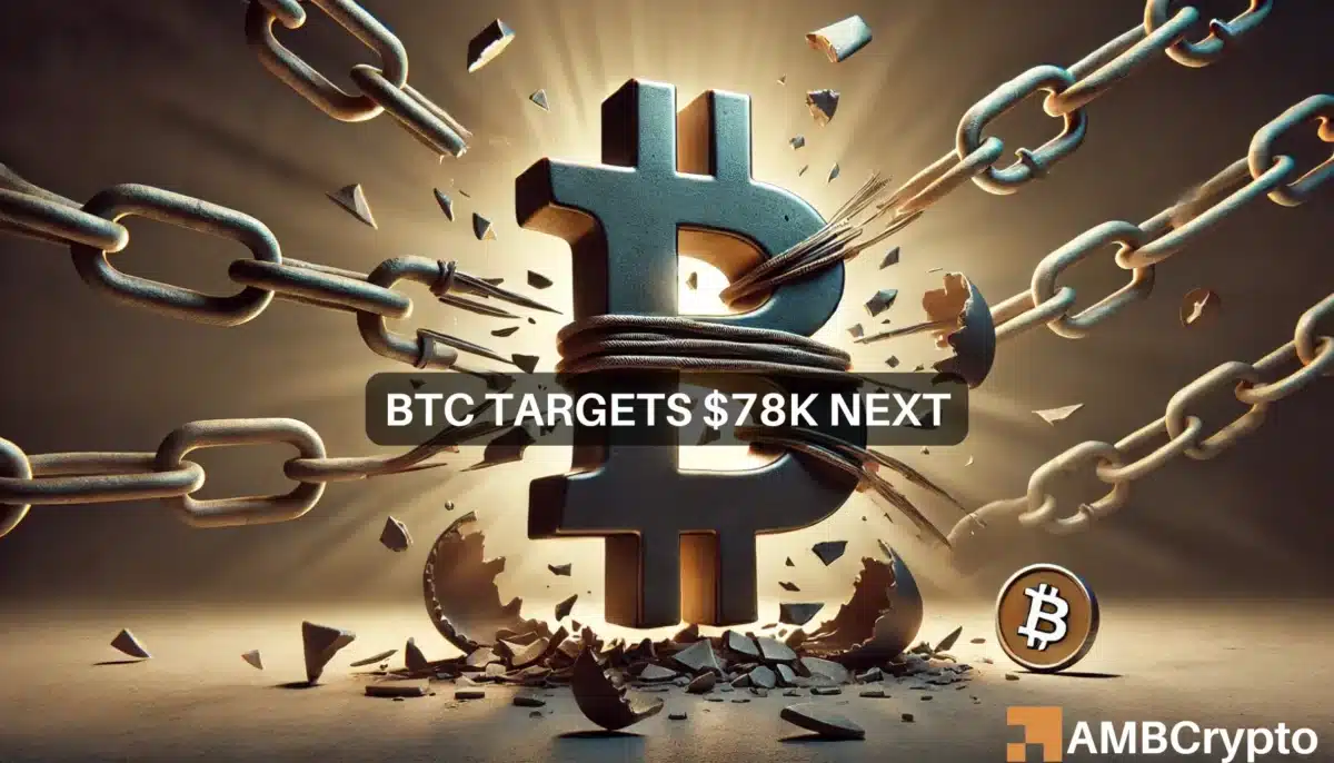 Bitcoin's next price target - Here's why BTC can hit $78K next!