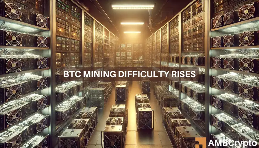 Bitcoin mining difficulty hits record high as hashrate surges