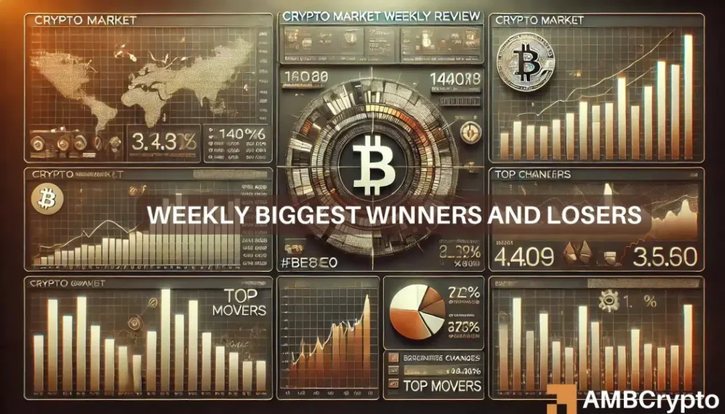 Crypto market's weekly winners and losers – APE, DOGE, TAO, MKR