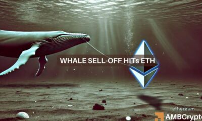 Ethereum faces downward pressure as whale dumps $12 mln ETH