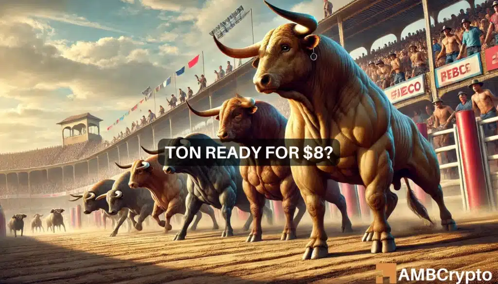 Toncoin eyes key resistance levels as bulls target $8