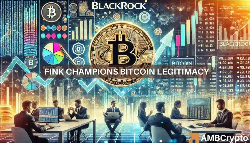 As BlackRock's Bitcoin ETF grows, Larry Fink compares BTC to...