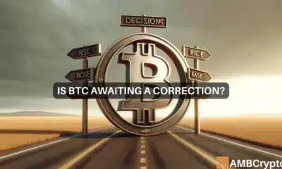 Is Bitcoin awaiting a price correction?