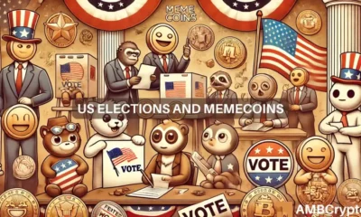 U.S. Elections puts spotlight on political memecoins - How high can they go?