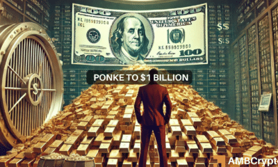 PONKE - Can this Solana-based memecoin hit a market cap of $1 billion next?