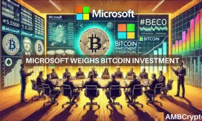 Microsoft weighs Bitcoin investment