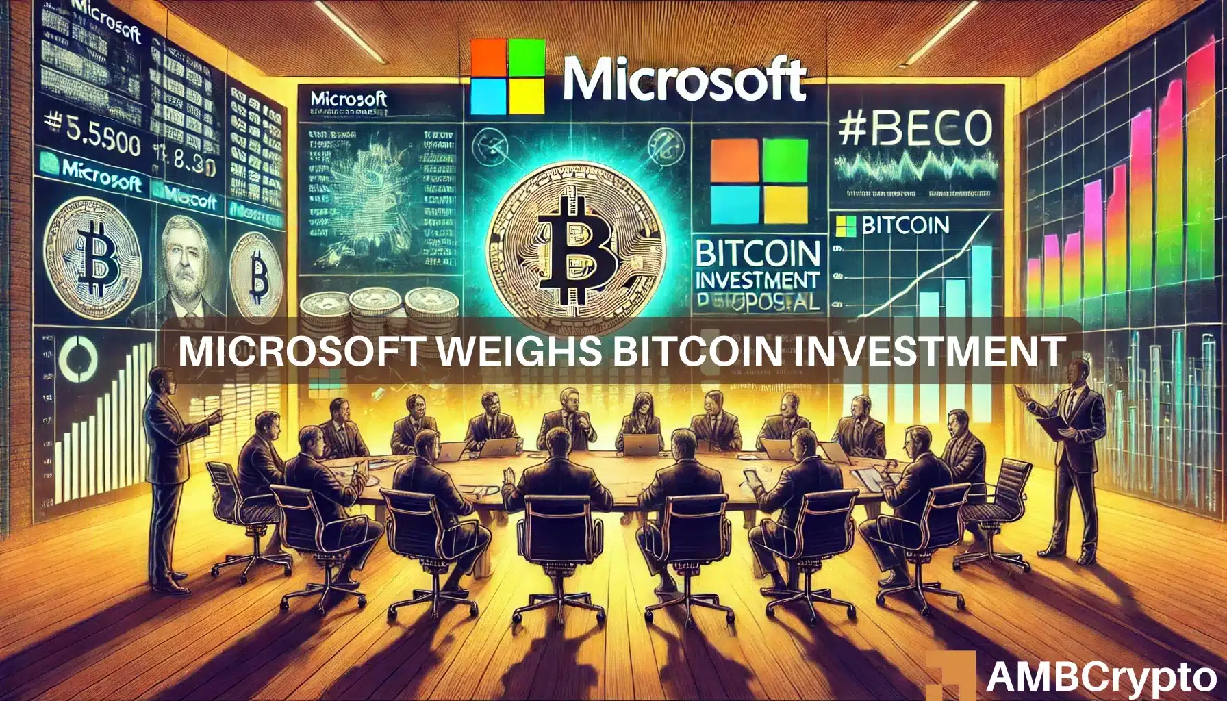 Microsoft weighs Bitcoin investment