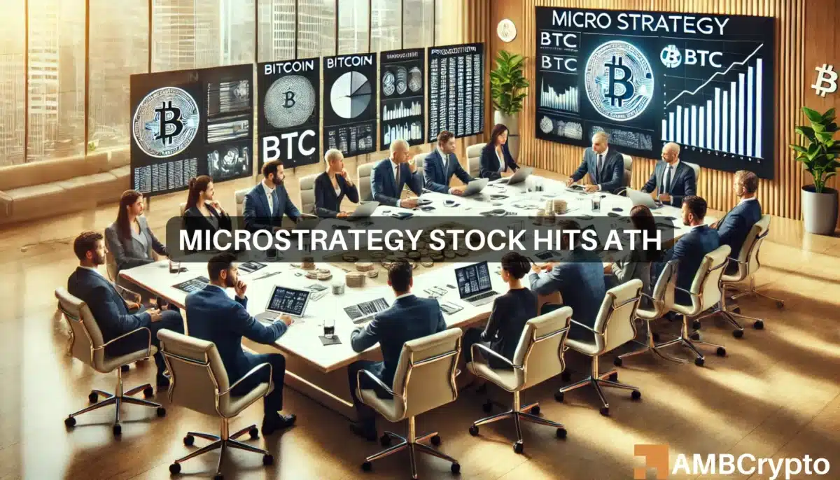 Microstrategy stock hits ATH