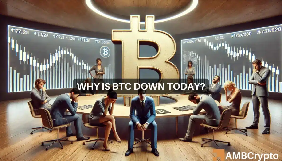 Why Bitcoin is down today: Market overconfidence triggers crash