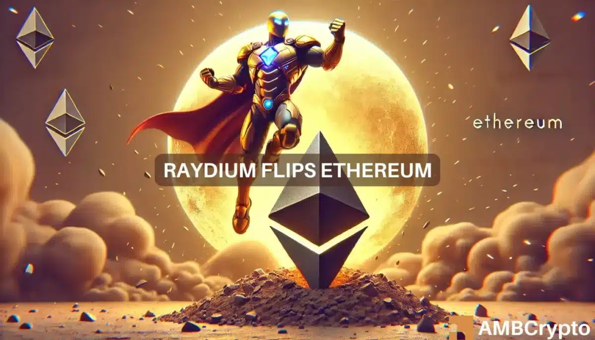 Raydium hits $1.7 billion TVL and tops Ethereum in fees amid bullish token price