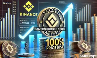 SANTOS crypto Spikes Over 100% Upon Binance Futures Listing, What’s Next?