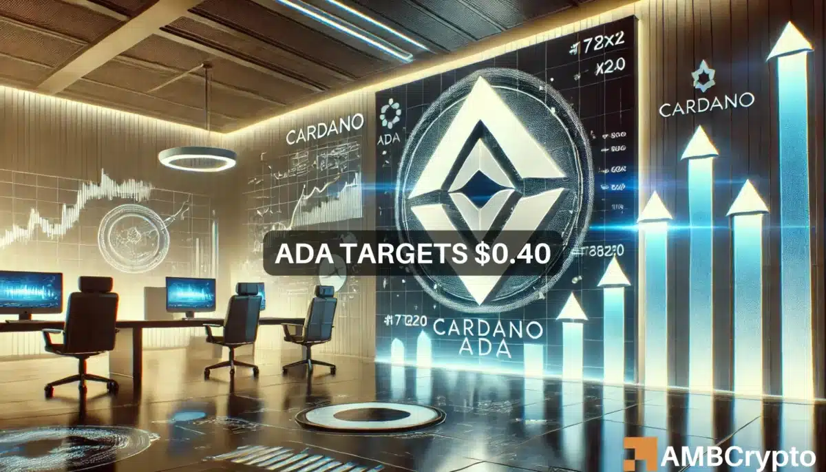 Cardano rebounds: Can ADA break out toward $0.40?