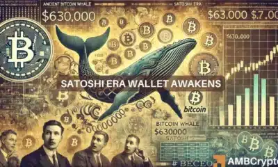 Satoshi-era Bitcoin whale emerges, makes massive $630K move