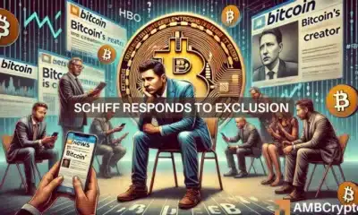 'Conspicuous' - Peter Schiff questions HBO about his absence in Bitcoin documentary