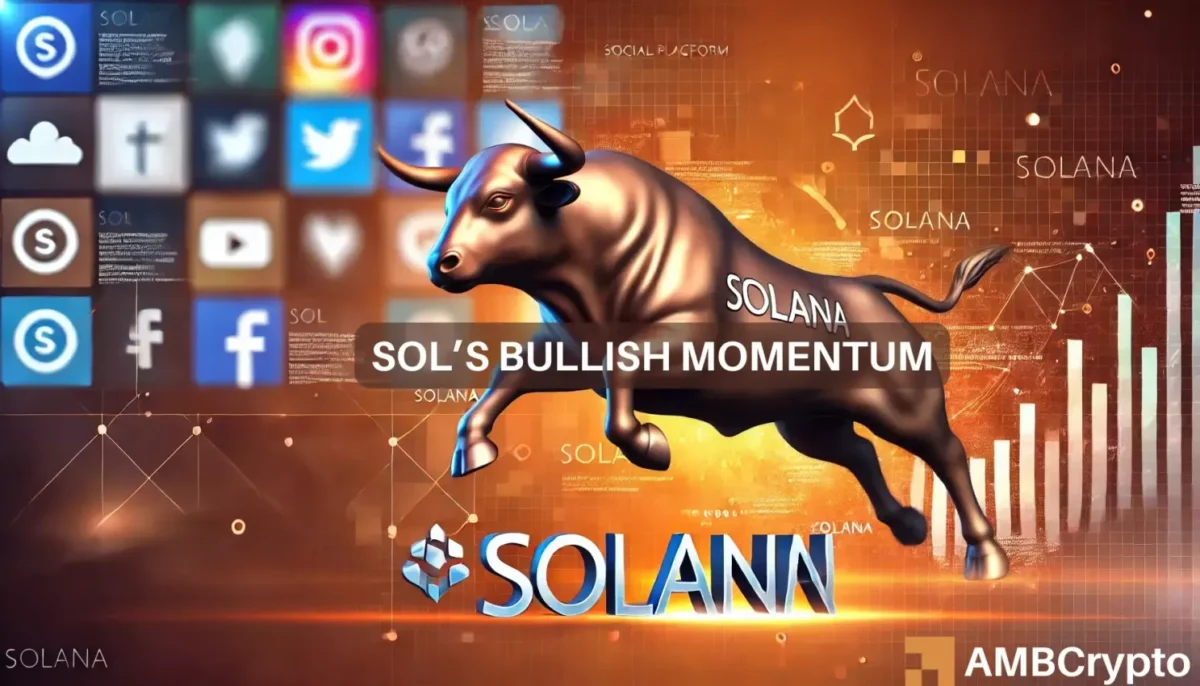 Solana volume and sentiment surge as $160 resistance comes into focus