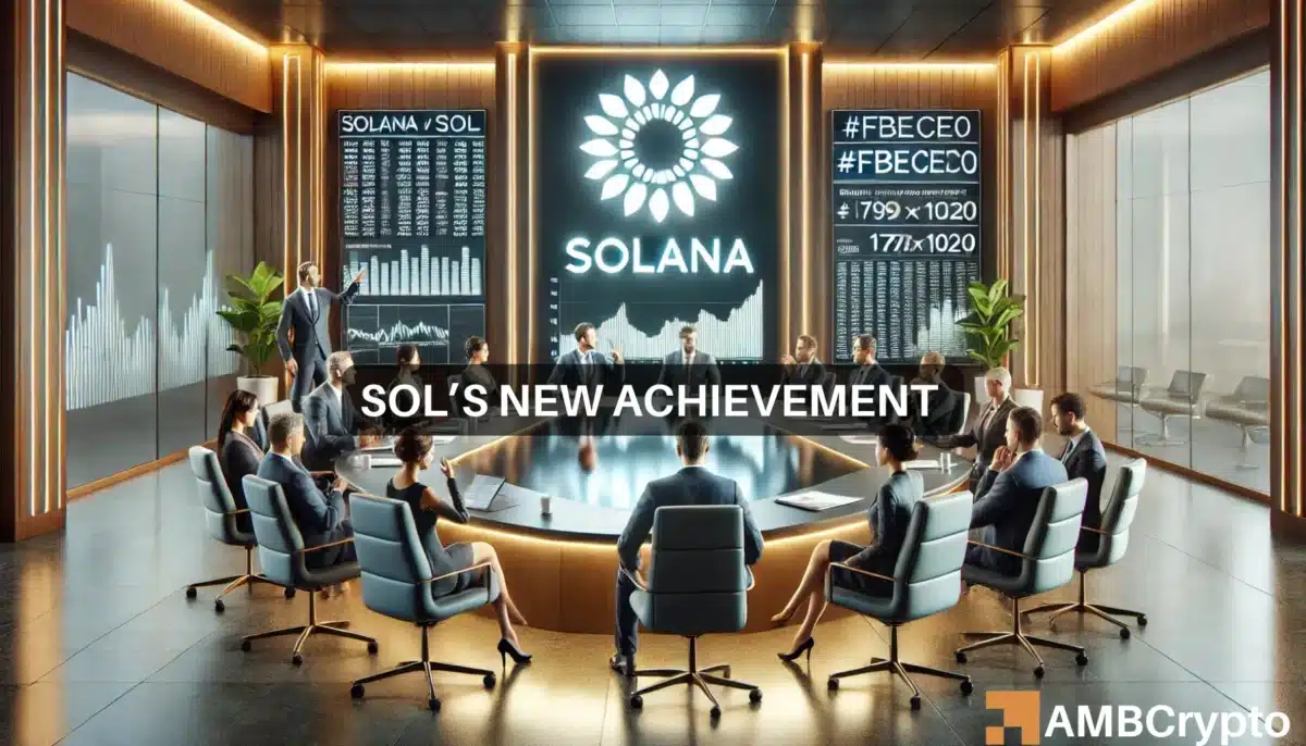 Solana's new achievement