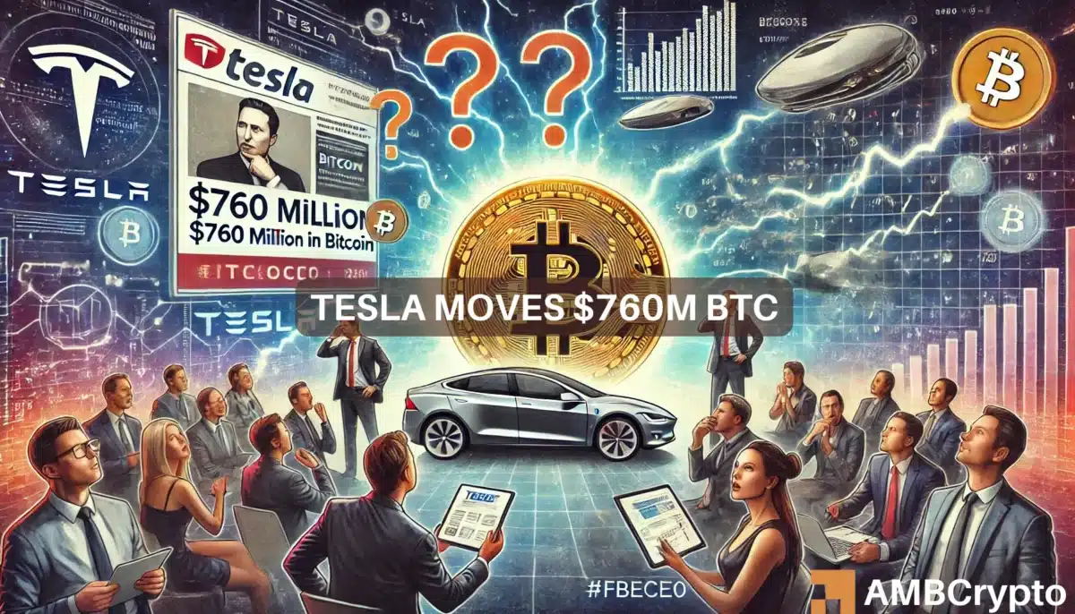 Tesla moves $760 million Bitcoin: Does this transfer involve Donald Trump?