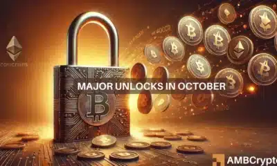 Major token unlock events set for October 2024