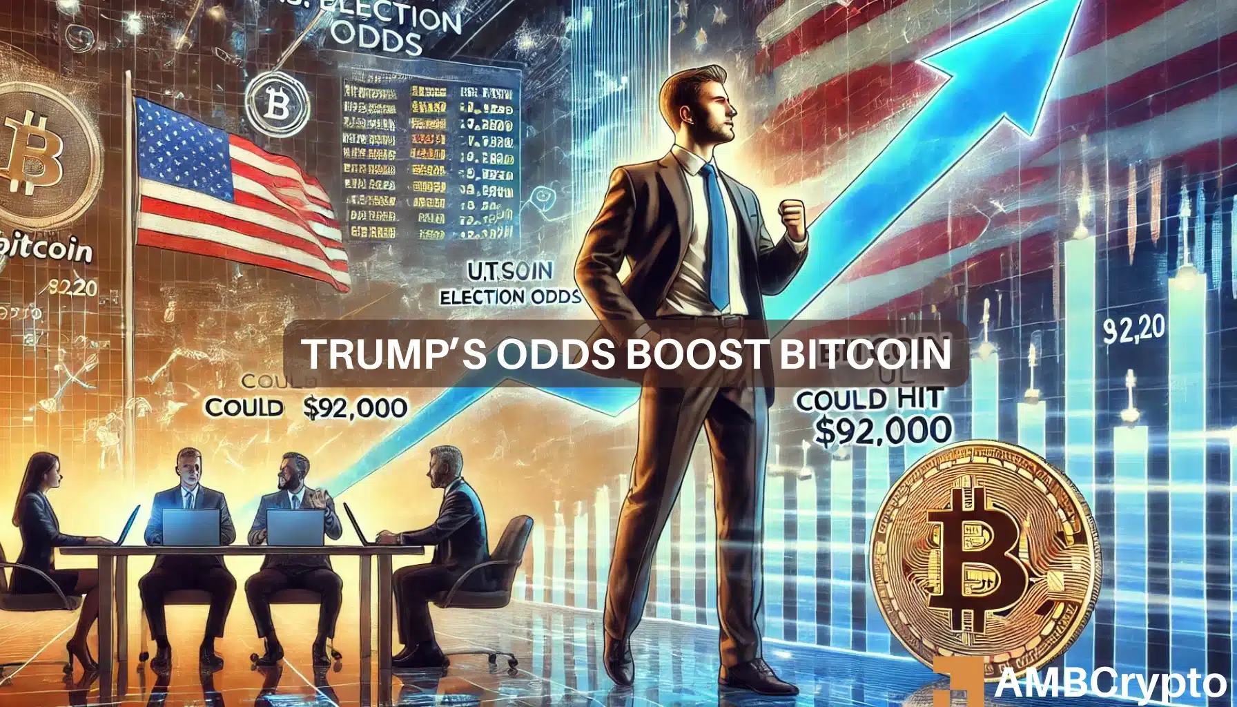 Trump’s rising election odds could signal Bitcoin's potential hike to $100K - Exec