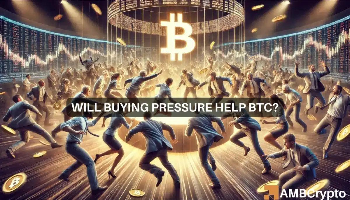 Will buying pressure help BTC?