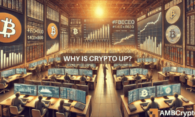 Why is crypto going up today? Key factors behind the surge