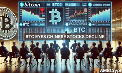 Could decline in Chinese stocks redirect capital back to Bitcoin, crypto trading?